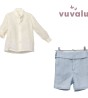 Conjunto niño ceremonia Lino Mateo celeste
