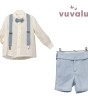 Conjunto niño ceremonia Lino Dylan celeste