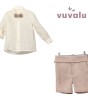 Conjunto niño ceremonia Lino Jam rosado