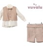 Conjunto niño ceremonia Lino Oliver rosado