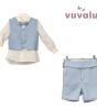 Conjunto niño ceremonia Lino Dante celeste
