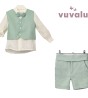 Conjunto niño ceremonia Lino Luca verde